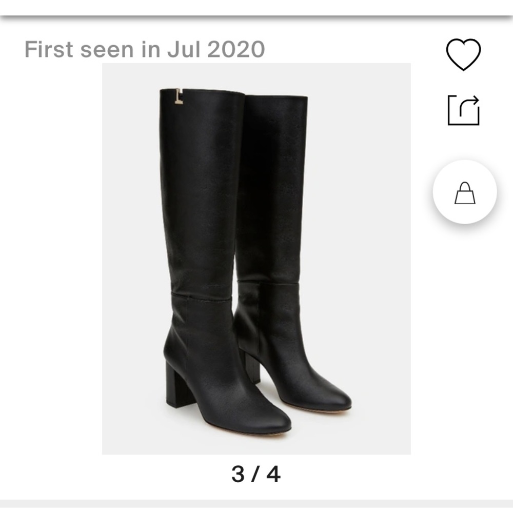 Size 7 Calf-Skin Boots. Never worn, these were the wrong size for me.